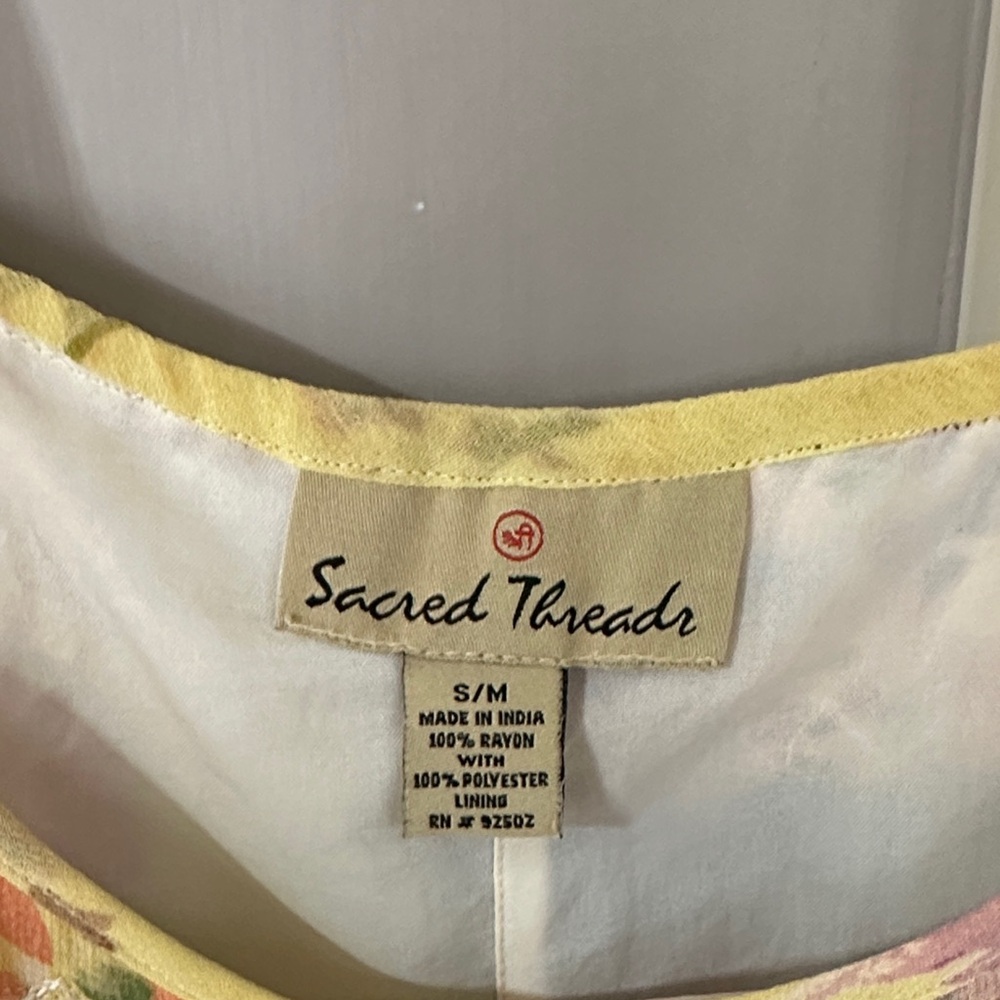 Sacred Threads Multicolor Patchwork Dress - image 2